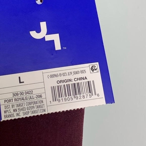 NWT Target Joy Lab High Rose Seamless 7/8 Length Leggings In Maroon - Picture 4 of 6